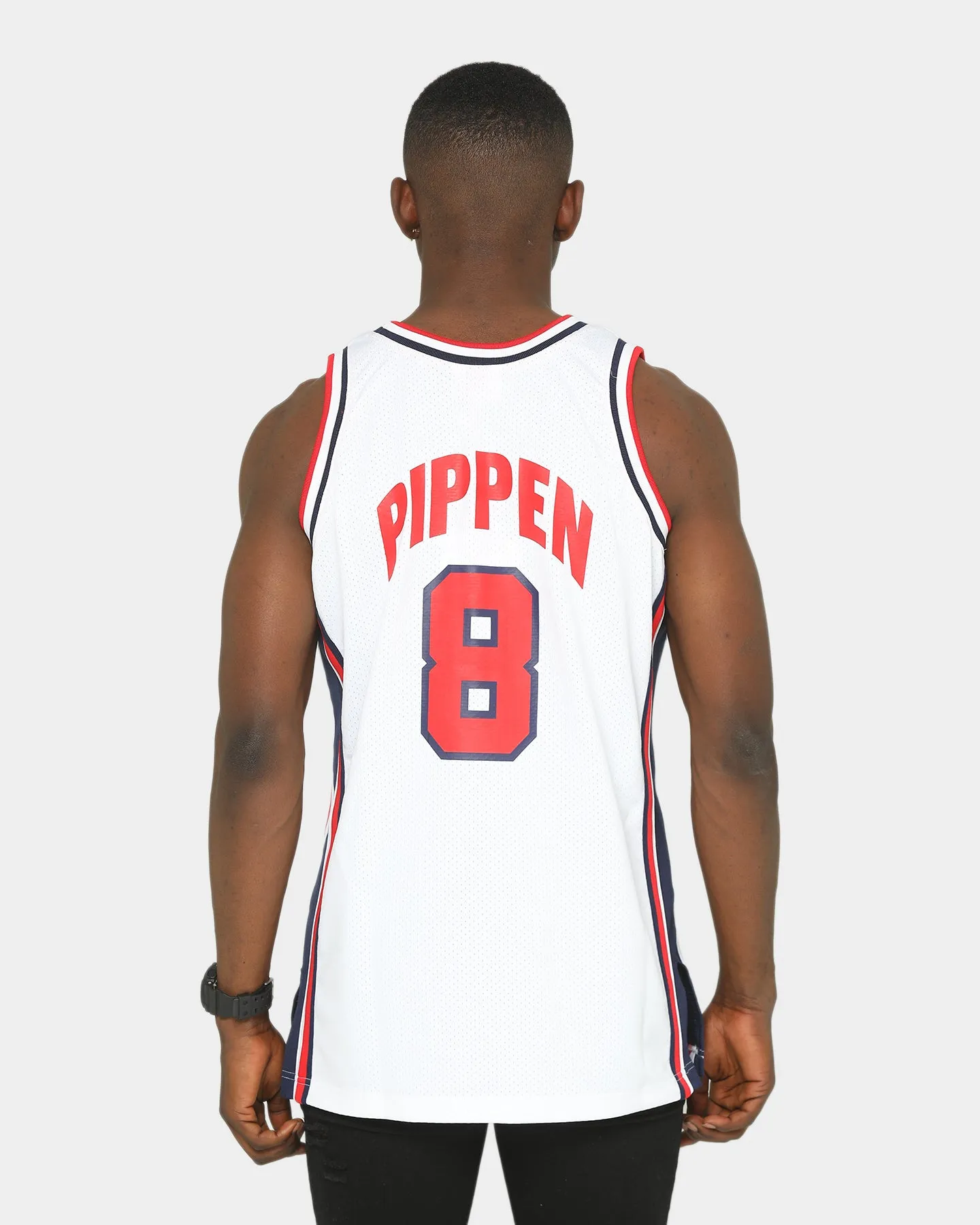 Mitchell & Ness Scottie Pippen #8 USA 92' NBA Authentic Jersey White
