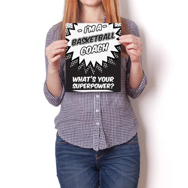 What's Your Superpower - Basketball Coach Poster
